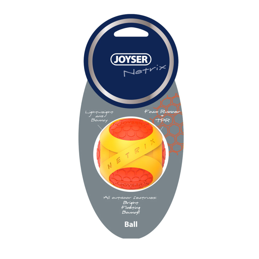 Joyser Netrix Ball for Dogs (Yellow/Orange) image 5