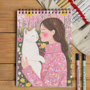 EverythingBoho Cat Mom Sketchbook