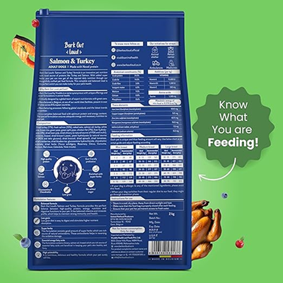 Bark Out Loud Salmon & Turkey Adult Dog Dry Food image 3