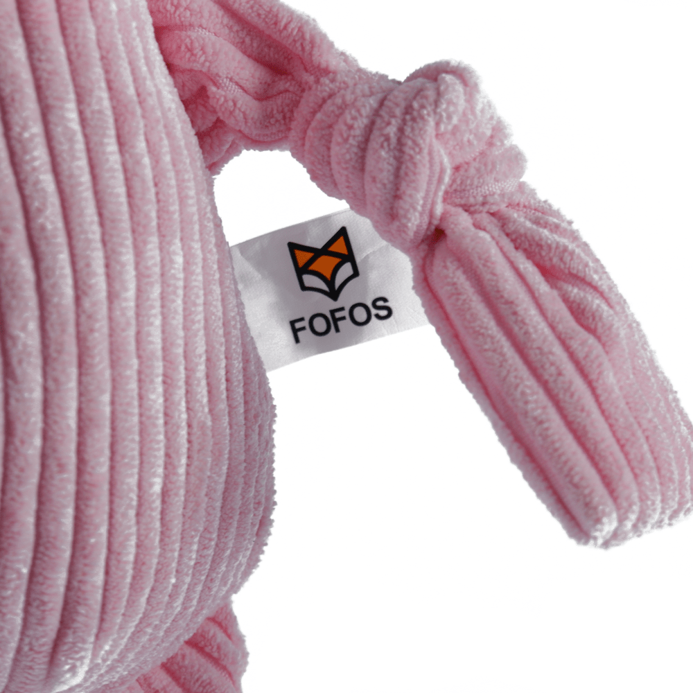 Barkbutler x Fofos Fluffy Pig Pink Plush Toy for Dogs (Pink) image 4