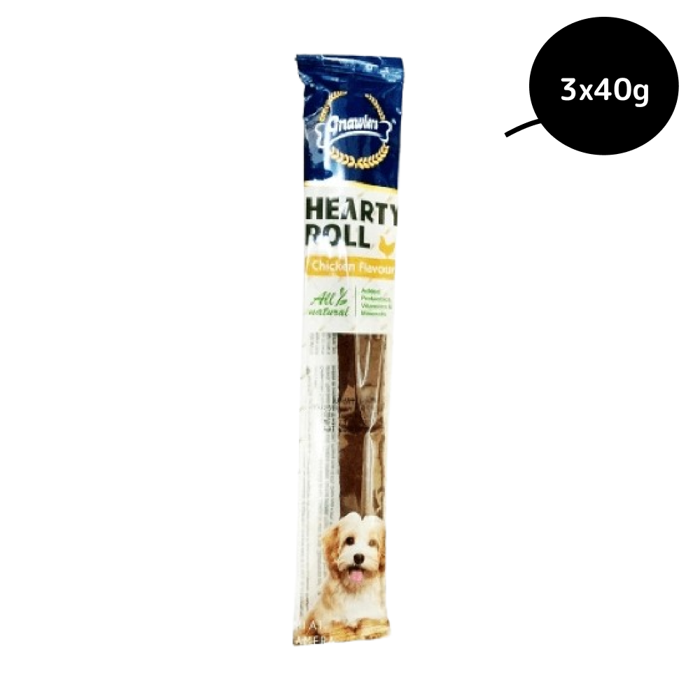 Gnawlers Hearty Roll Chicken Flavoured Dog Treats (5 inch) image 5