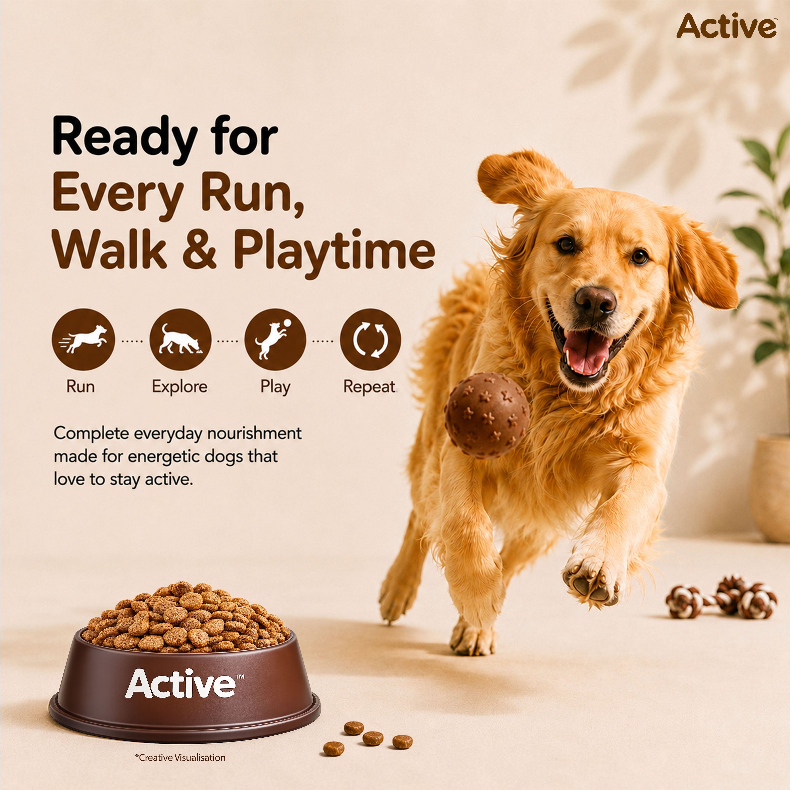 Active Meat and Rice Adult Dog Dry Food (Buy 1 Get 1) image 6