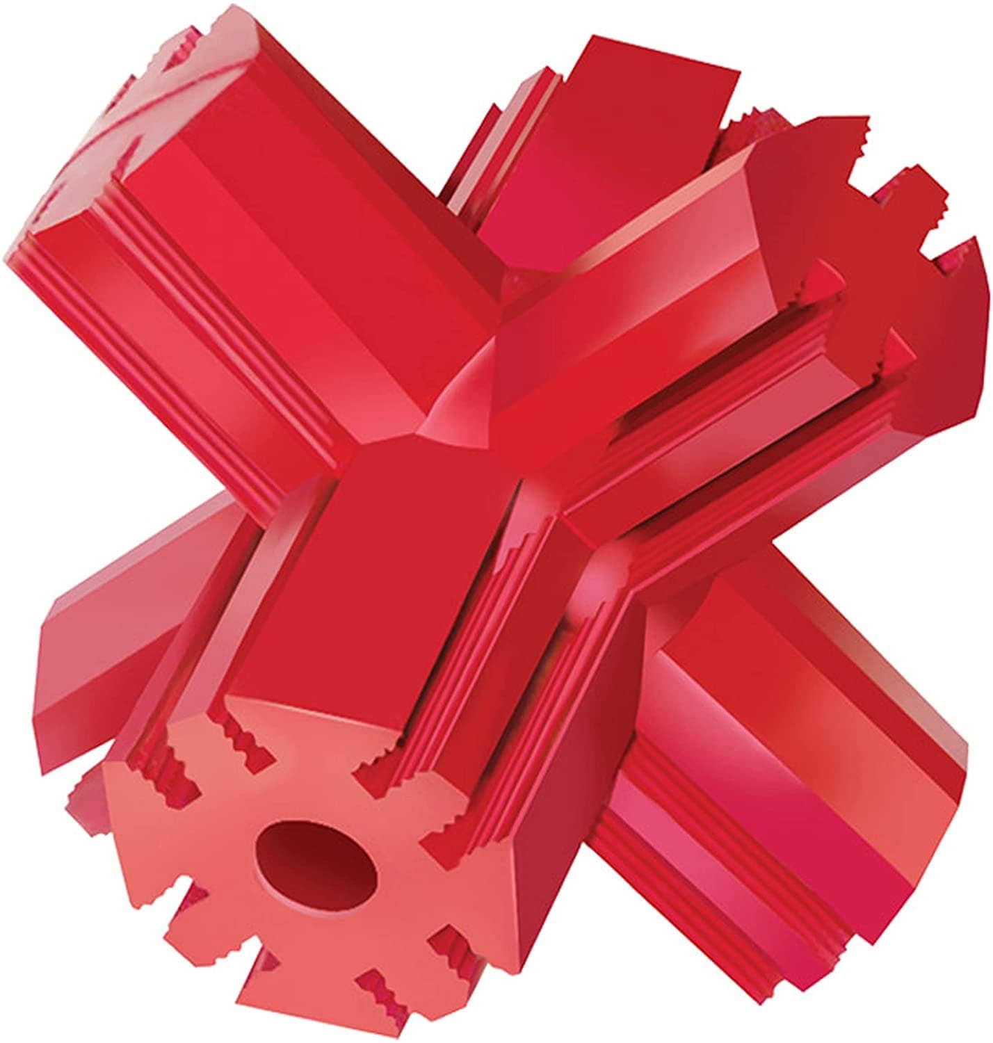Kong Jump 'N Jack Toy for Dogs (Red) | For Aggressive Chewers image 8