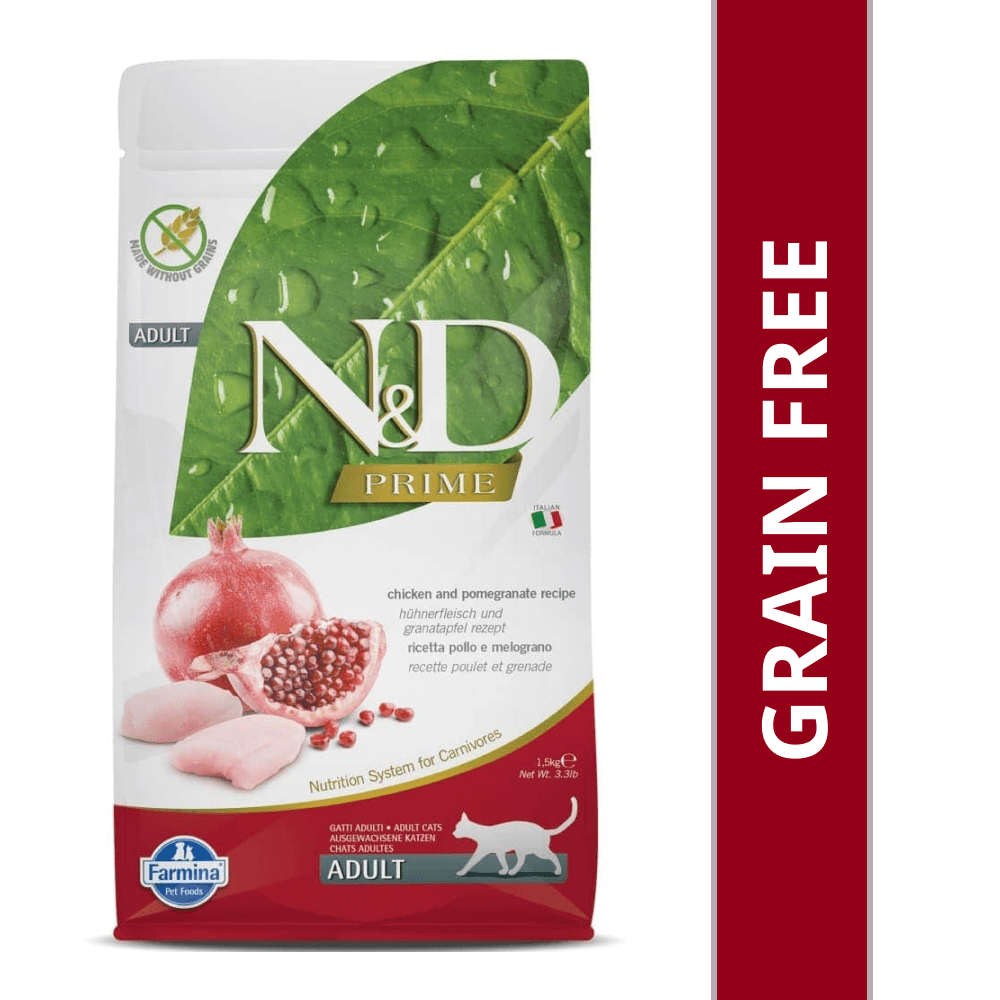 Farmina N&D Prime Chicken & Pomegranate Grain Free Adult Cat Dry Food image 7