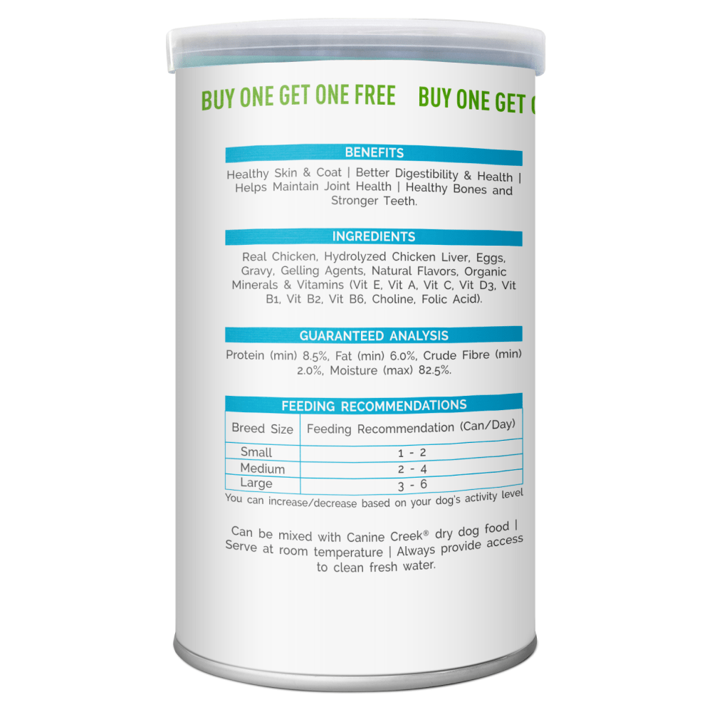 Canine Creek Advance Pet Nutrition Real Chicken Adult Dog Wet Food (Buy 1 Get 1) image 3