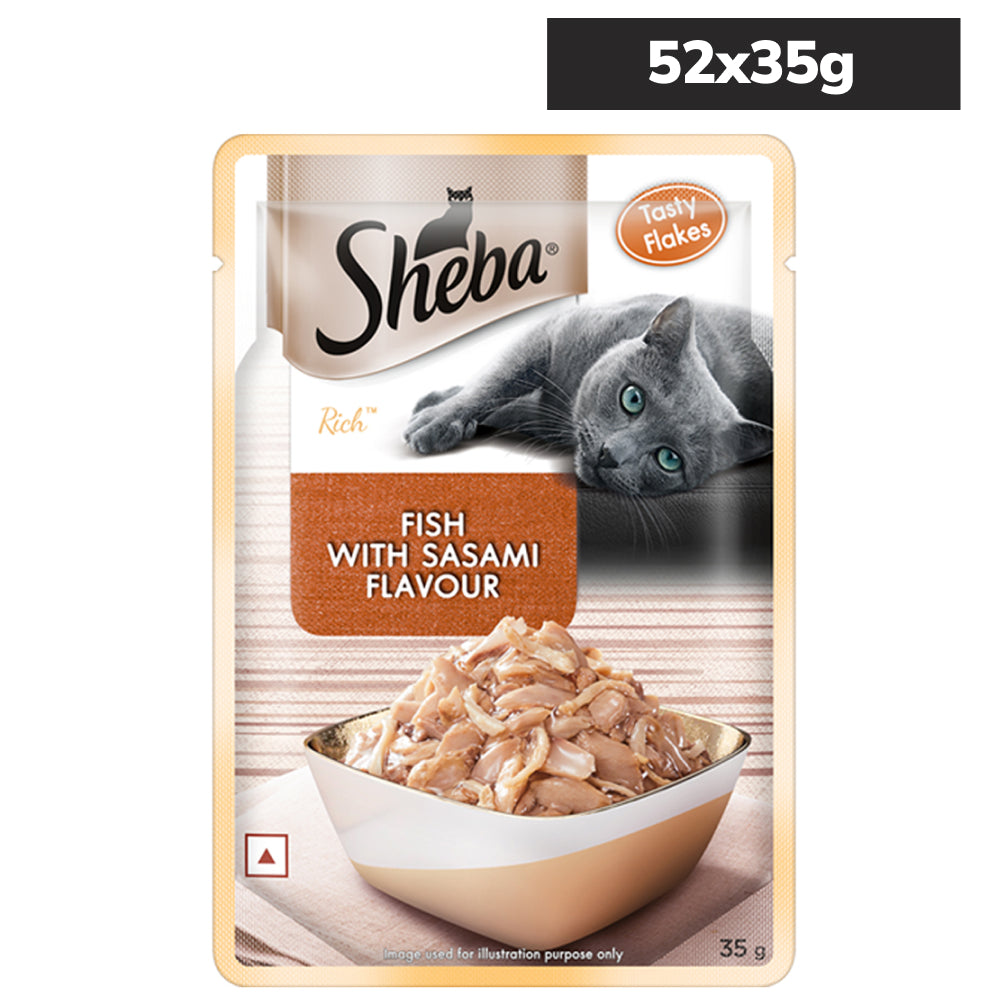 Sheba Fish with Sasami Premium Cat Wet Food image 6