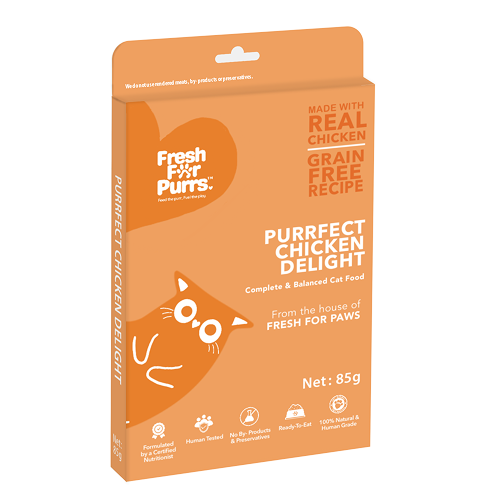 Fresh For Purrs Fin Tastic Fish Feast and Purrfect Chicken Delight Wet Cat Food Combo image 5