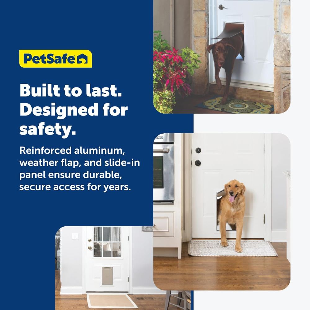 PetSafe Staywell Aluminium Medium Pet Door for Dogs and Cats (White) image 6
