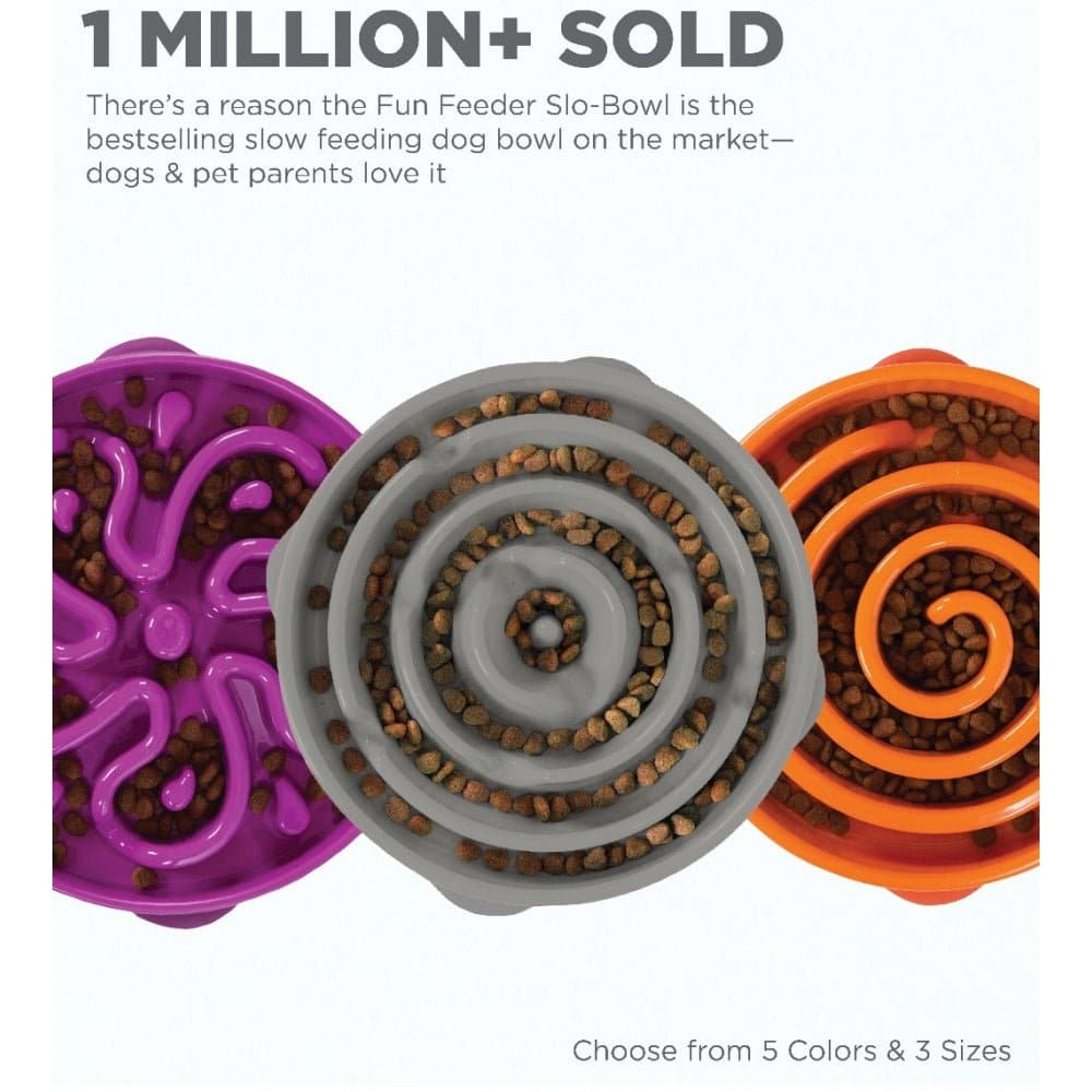 Outward Hound Fun/Slow Feeder for Dogs (Purple) image 7