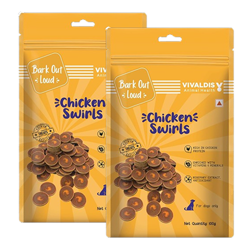 Bark Out Loud by Vivaldis Chicken Swirls Dog Treats image 7