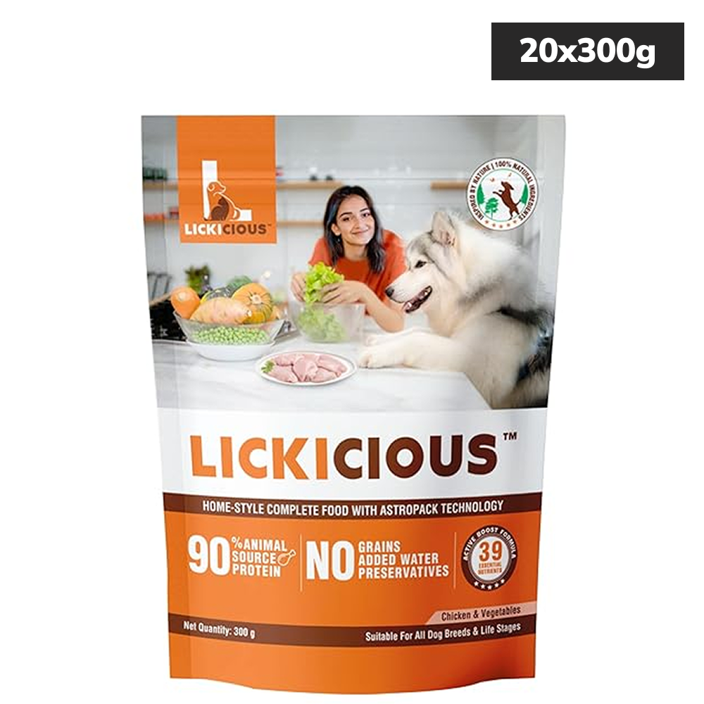 Lickicious Home Style Chicken and Vegetables Dog Fresh Food image 8