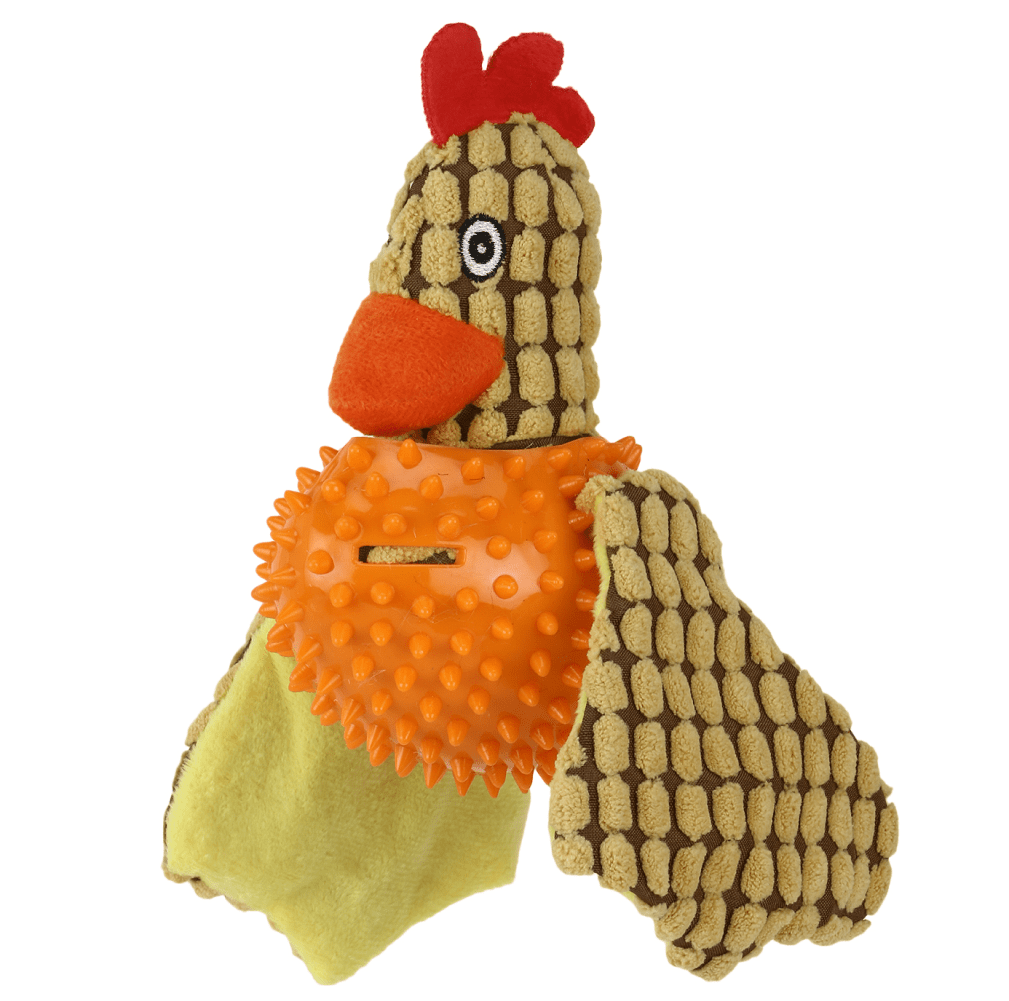 Basil Bird Shaped Plush Toy with Squeaky Neck for Dogs image 3