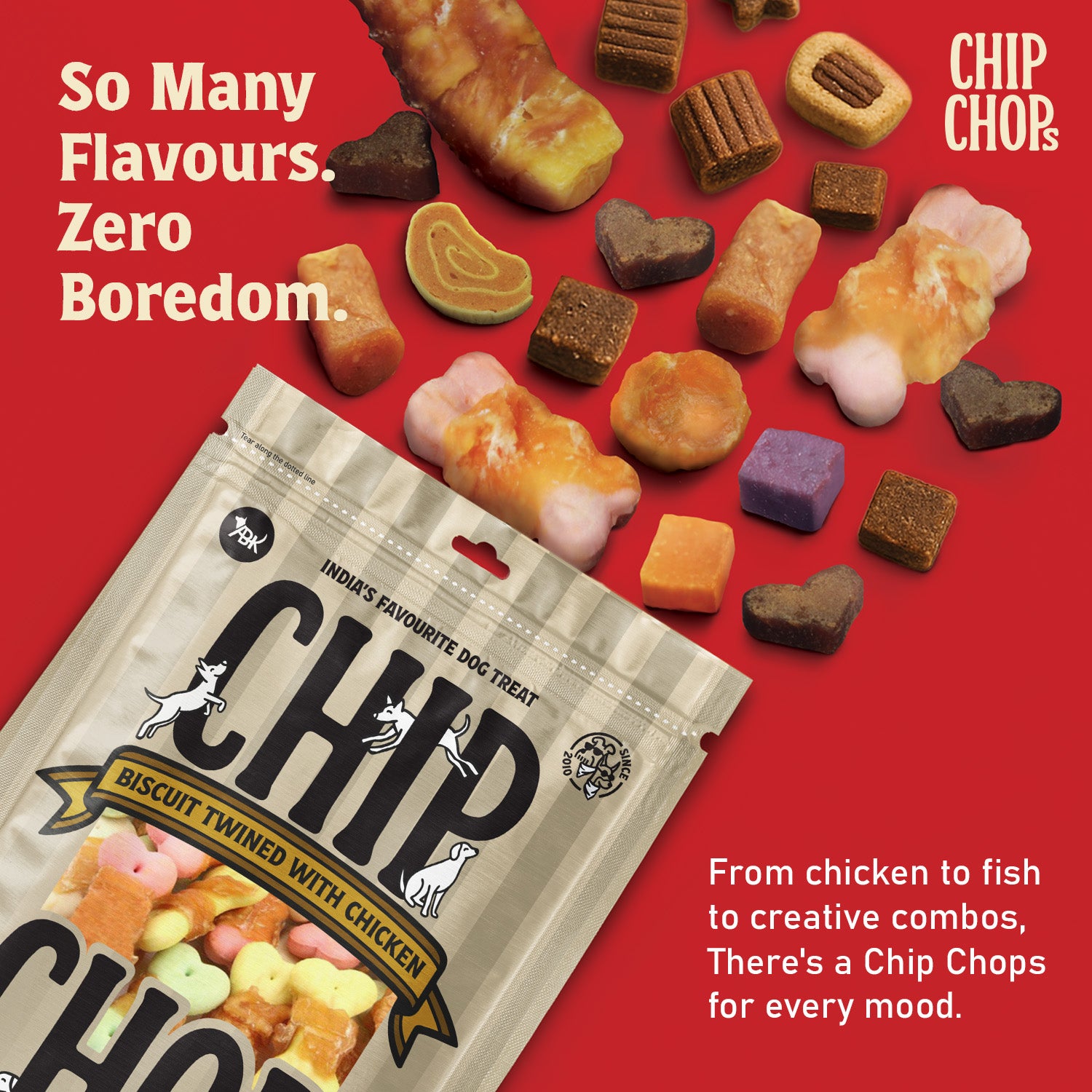 Chip Chops Biscuit Twined with Chicken Dog Treats image 2