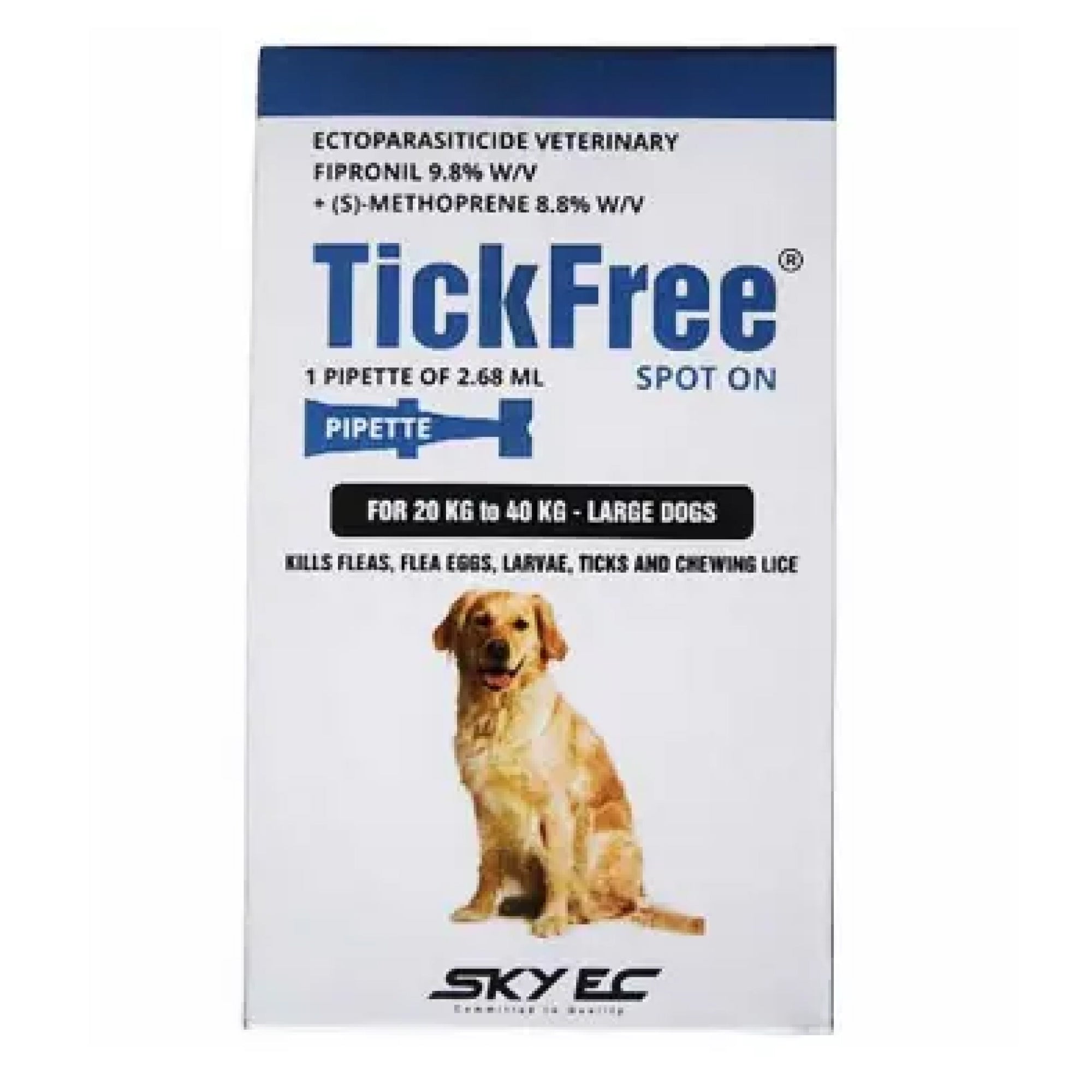 Skyec Tick Free (Fipronil) Tick and Flea Control Spot On for Dogs image 5