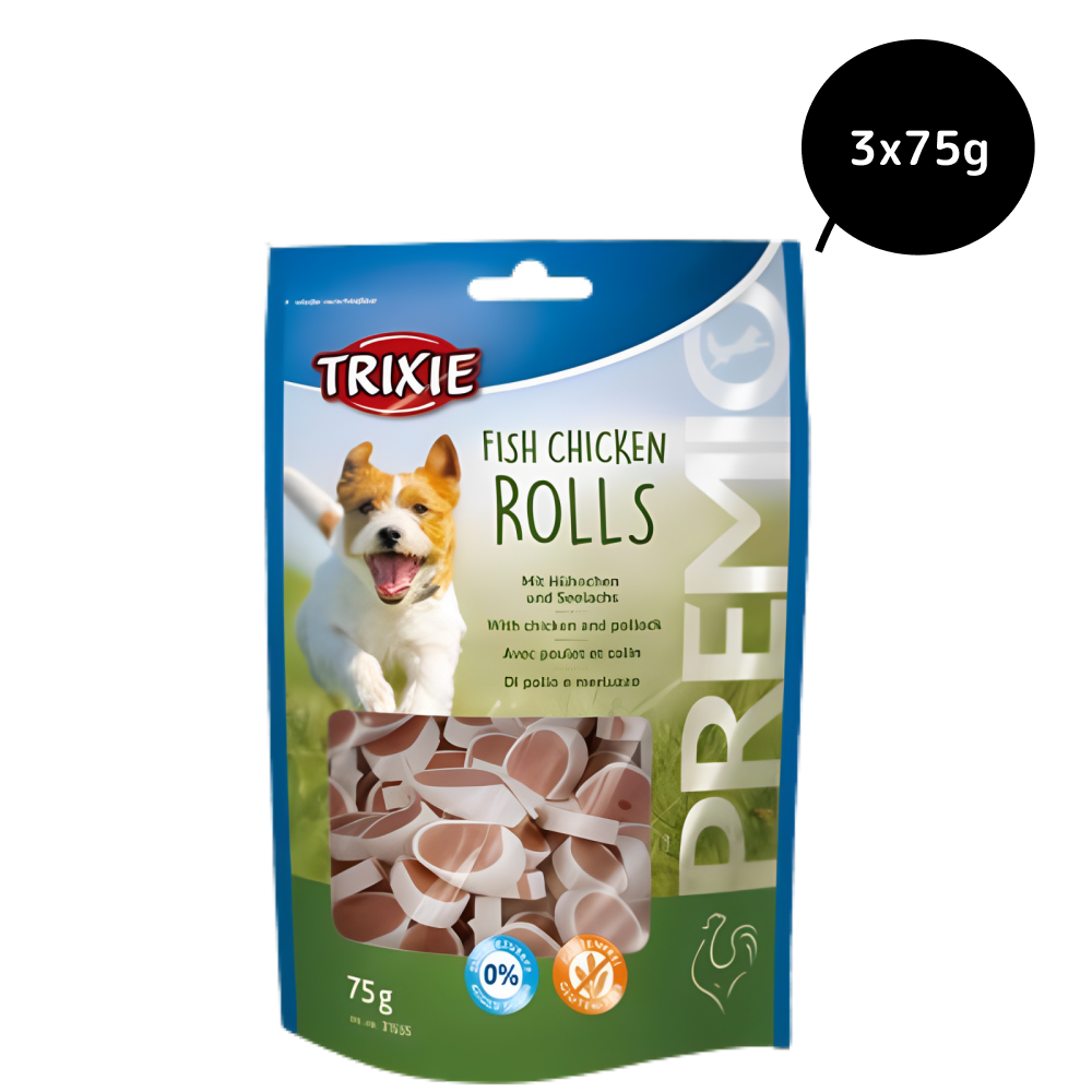 Trixie Premio Fish and Chicken Rolls Dog Treats image 9