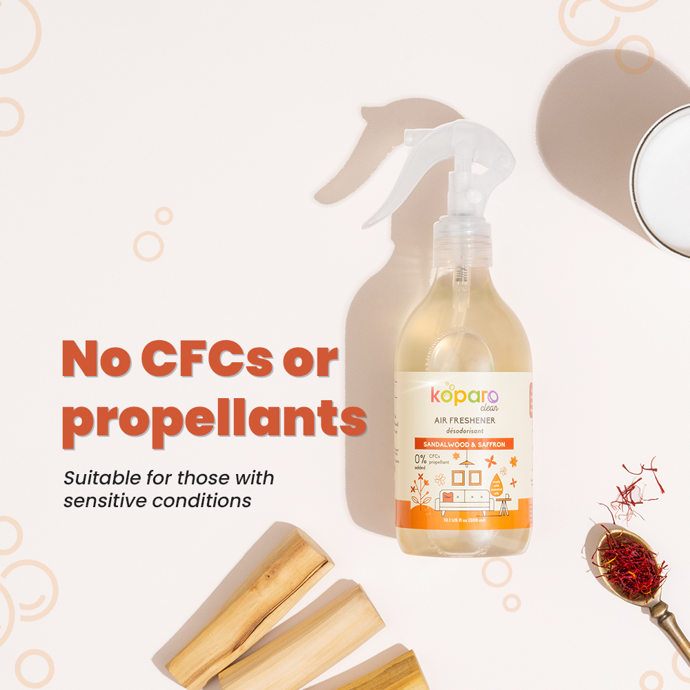 Koparo Clean Natural Air Freshener Sandalwood & Saffron Fragrance (Pet Safe) image 6
