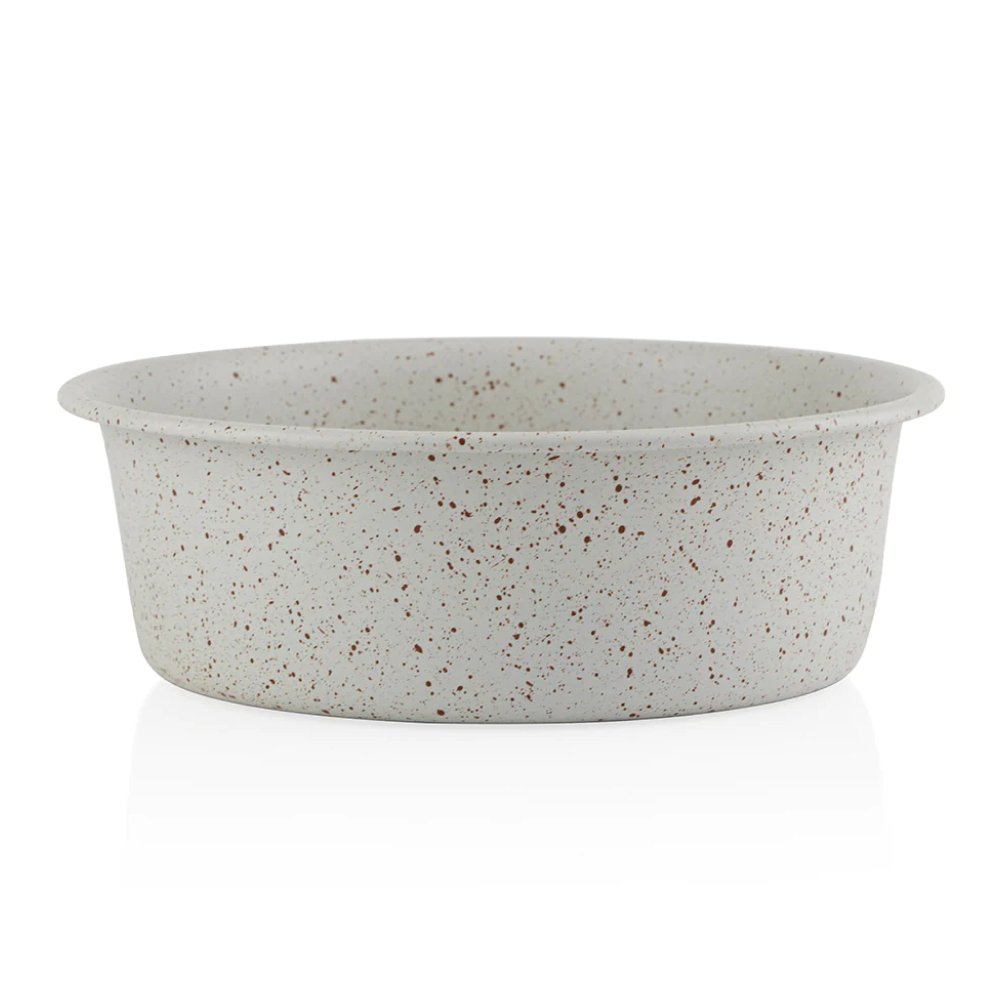 Pawpourri Speckle Bowl for Dogs and Cats (Off White) image 2