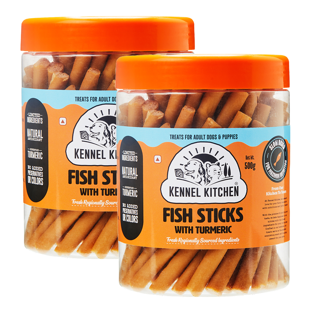 Kennel Kitchen Fish Sticks with Turmeric Dog Treats image 9