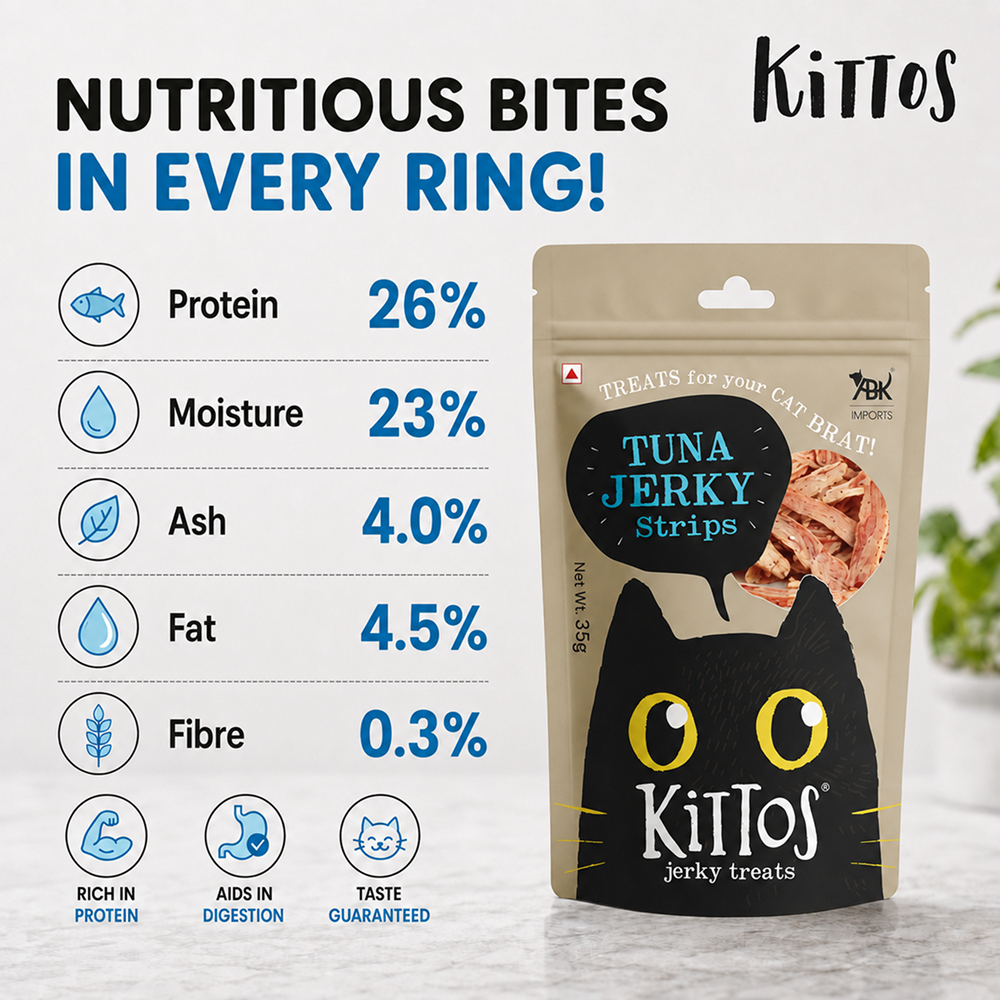 Kittos Purr Fect Tuna Jerky Strips Cat Treats image 6