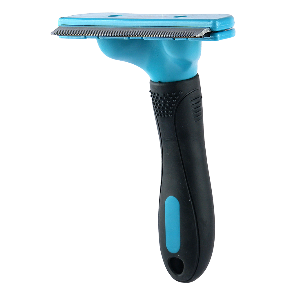 M Pets Stylus Deshedding Brush for Dogs and Cats (Blue) image 5