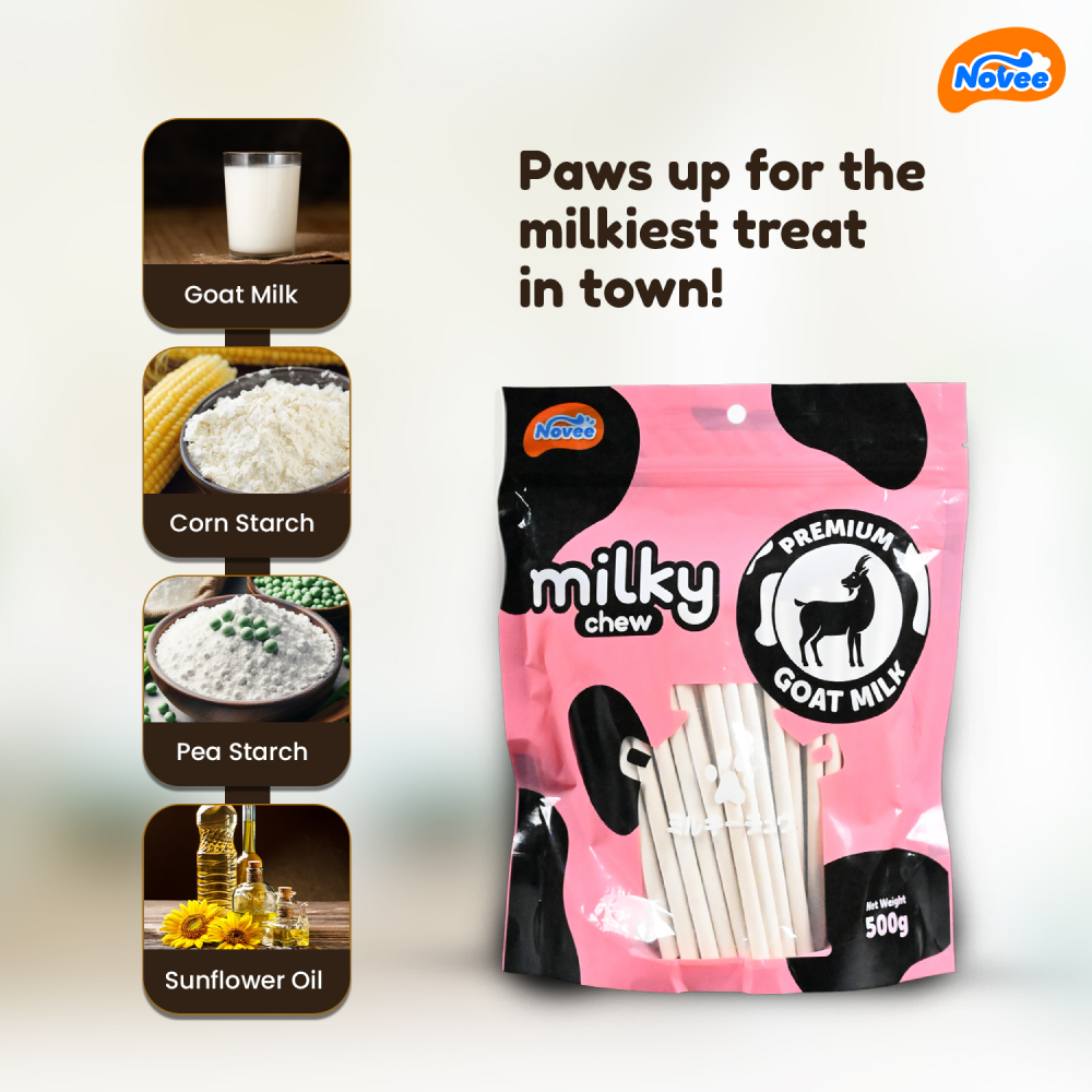 Novee Milky Chew Goat Milk Stick Treats for Dogs image 5