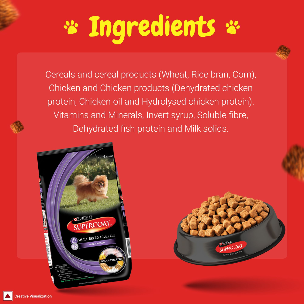 Purina SuperCoat Chicken Adult Small Breed Dog Dry Food image 3