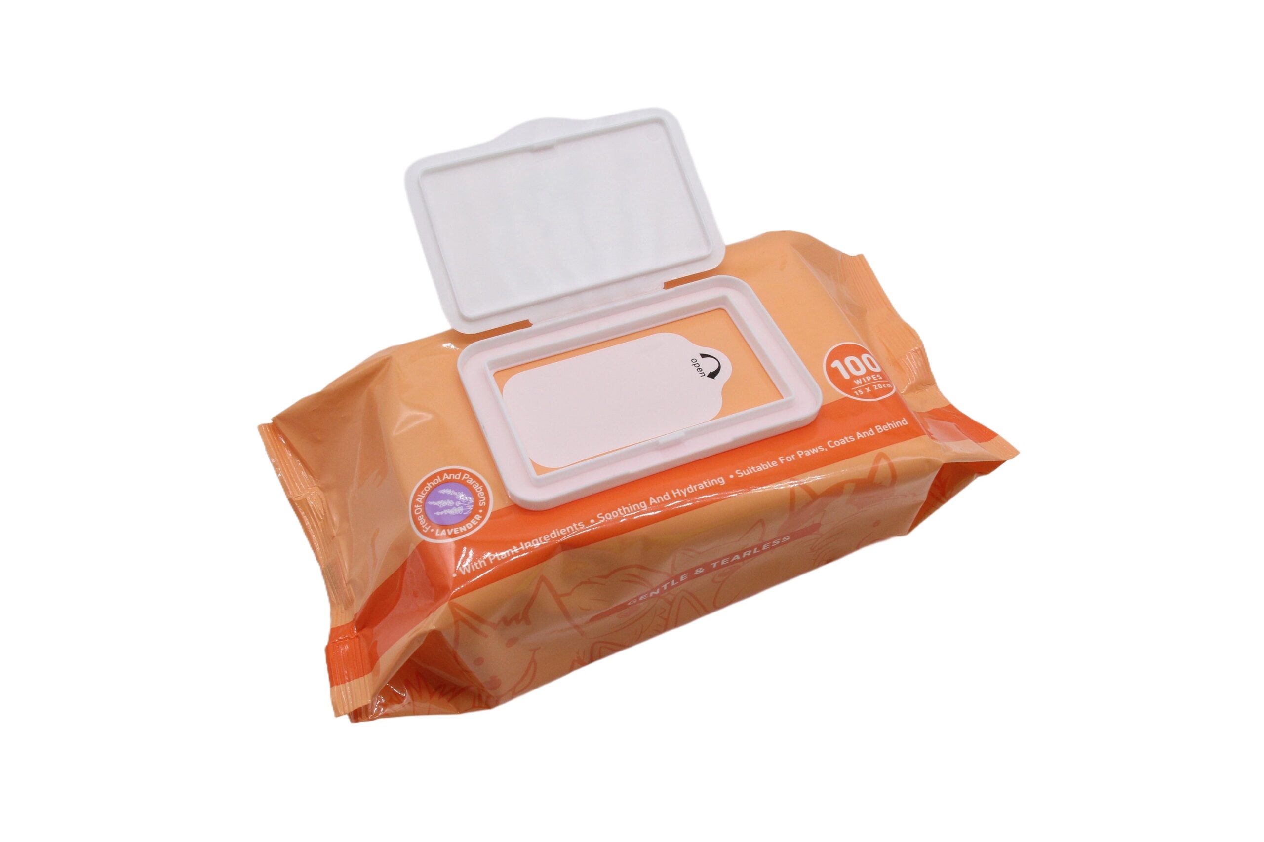 Fofos Lavender Scented Hydrating  Wipes for Dogs and Cats image 3