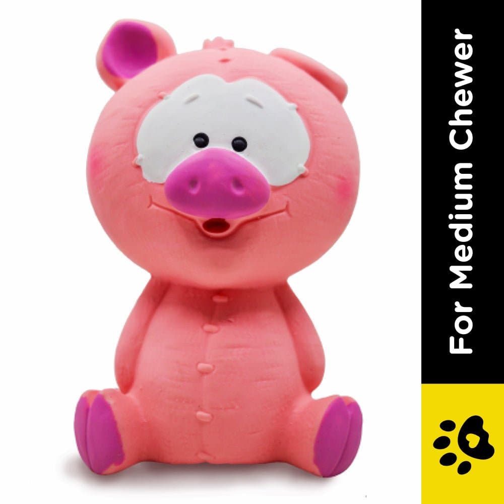 Barkbutler x Fofos Latex Bi Small Pig Toy for Dogs image 2