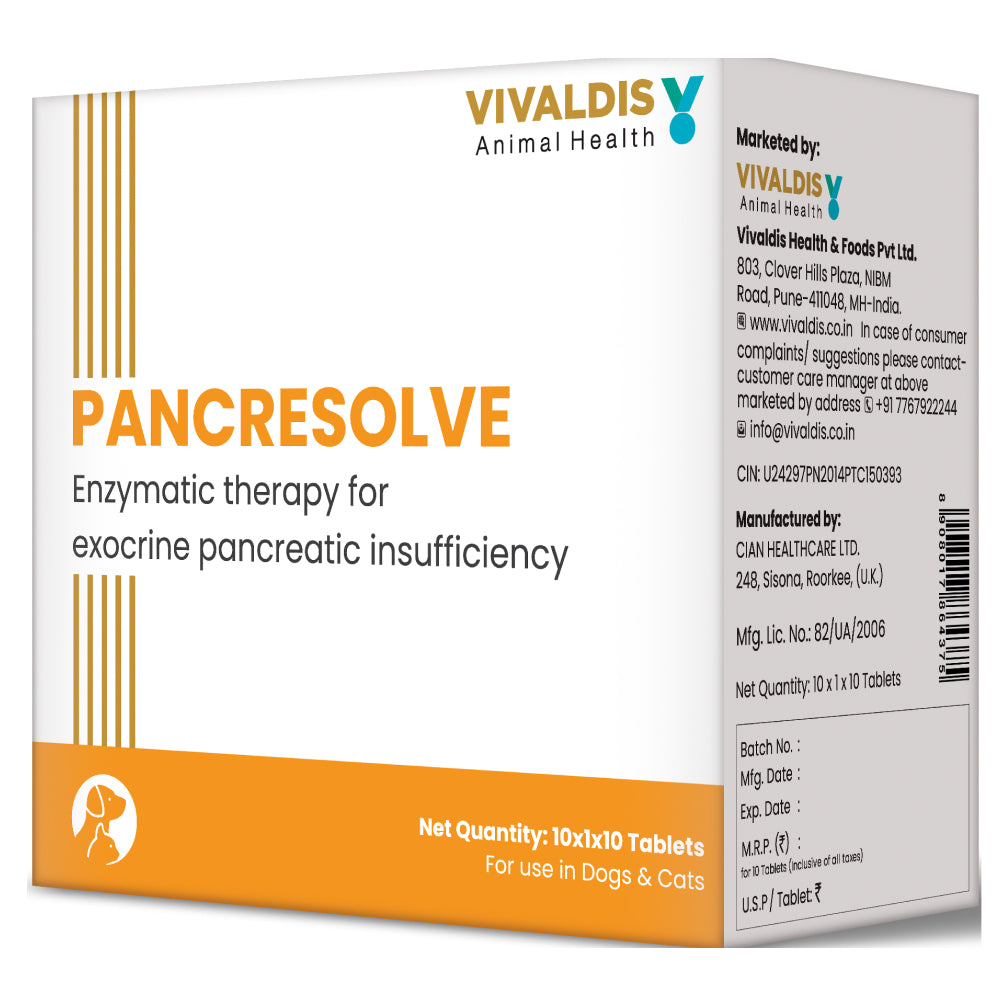 Vivaldis Pancresolve Tablet for Dogs and Cats image 3