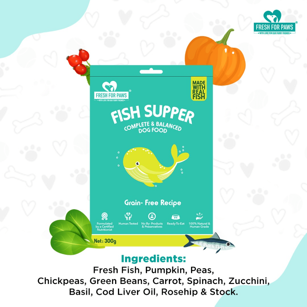 Fresh For Paws Fish Supper Dog Wet Food (300g) image 5