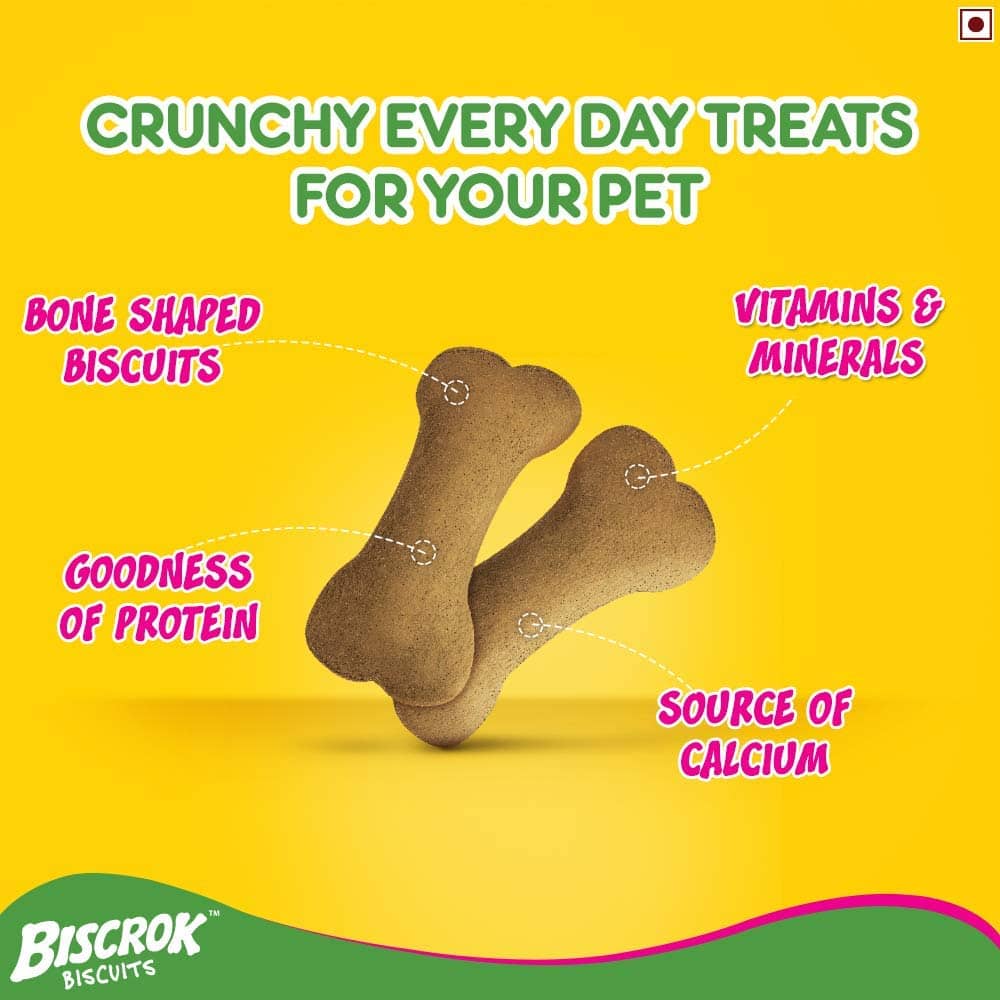 Pedigree Milk and Chicken Flavour Biscrok Biscuits Dog Treats (900g) image 7