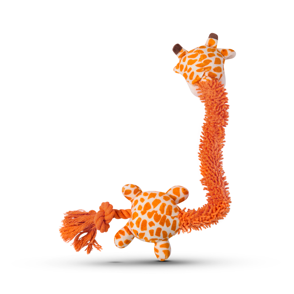 Barkbutler Garry The Giraffe Plush Toy for Dogs | For Soft Chewers image 9