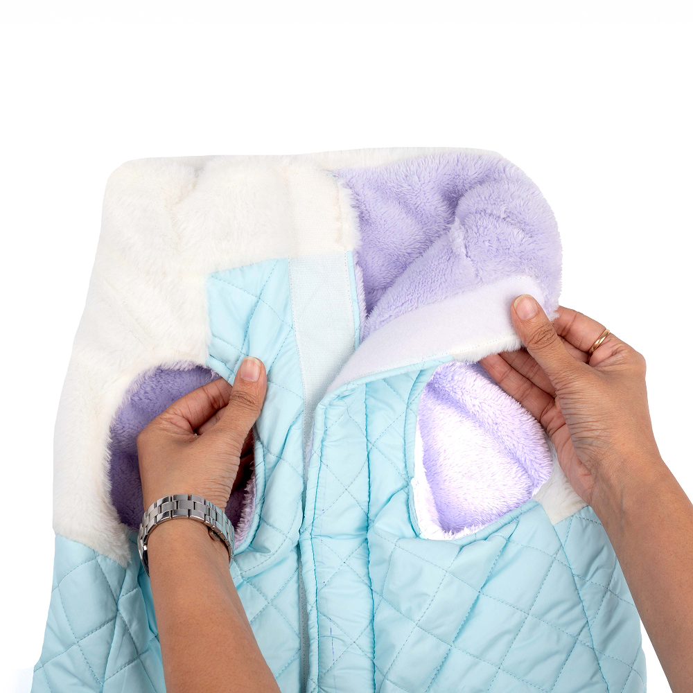 Pets Way Cozyquilt Winter Jacket for Dogs (Sky) image 6