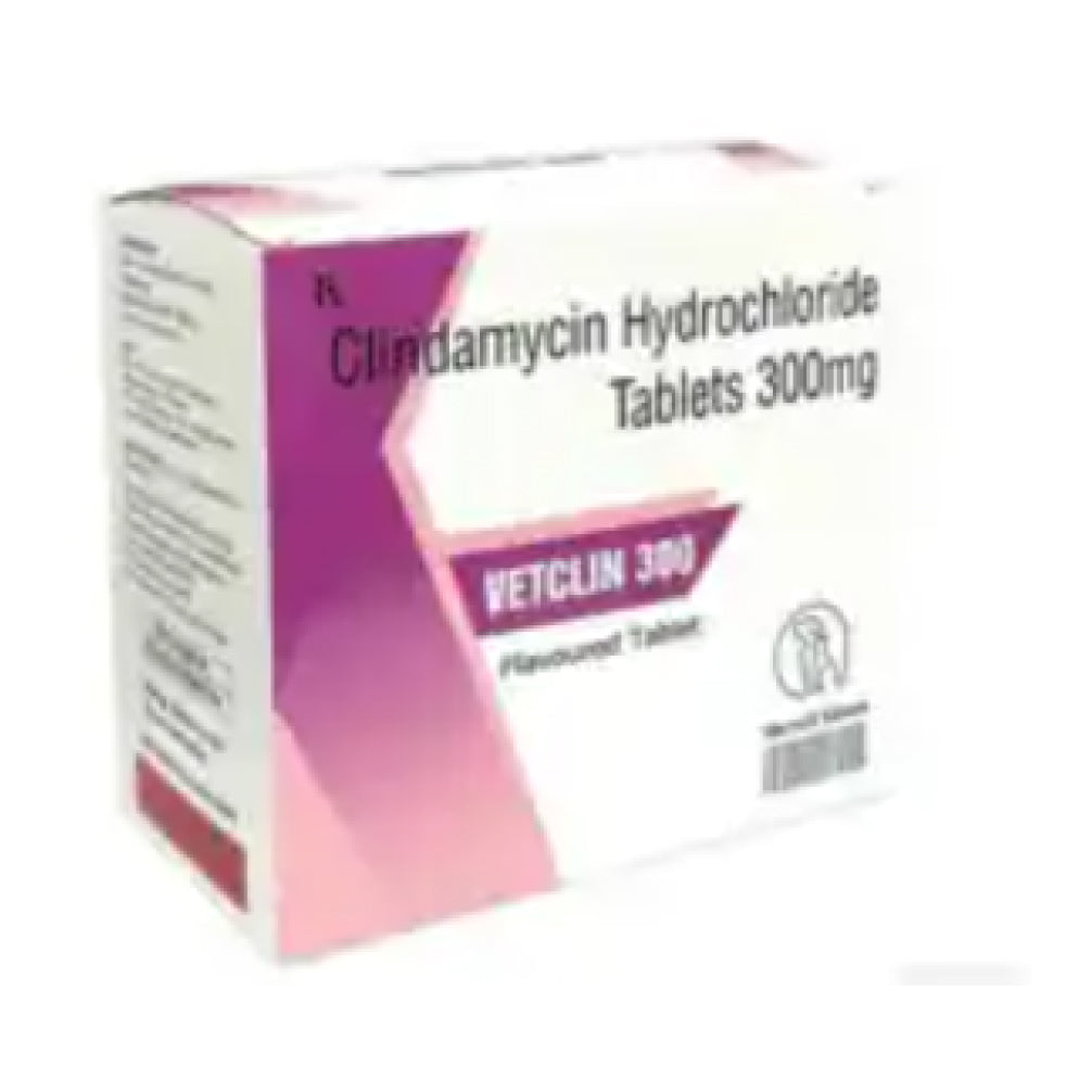 Sihil Vetclin 300mg (Clindamycin Hydrochloride) Tablets for Dogs and Cats