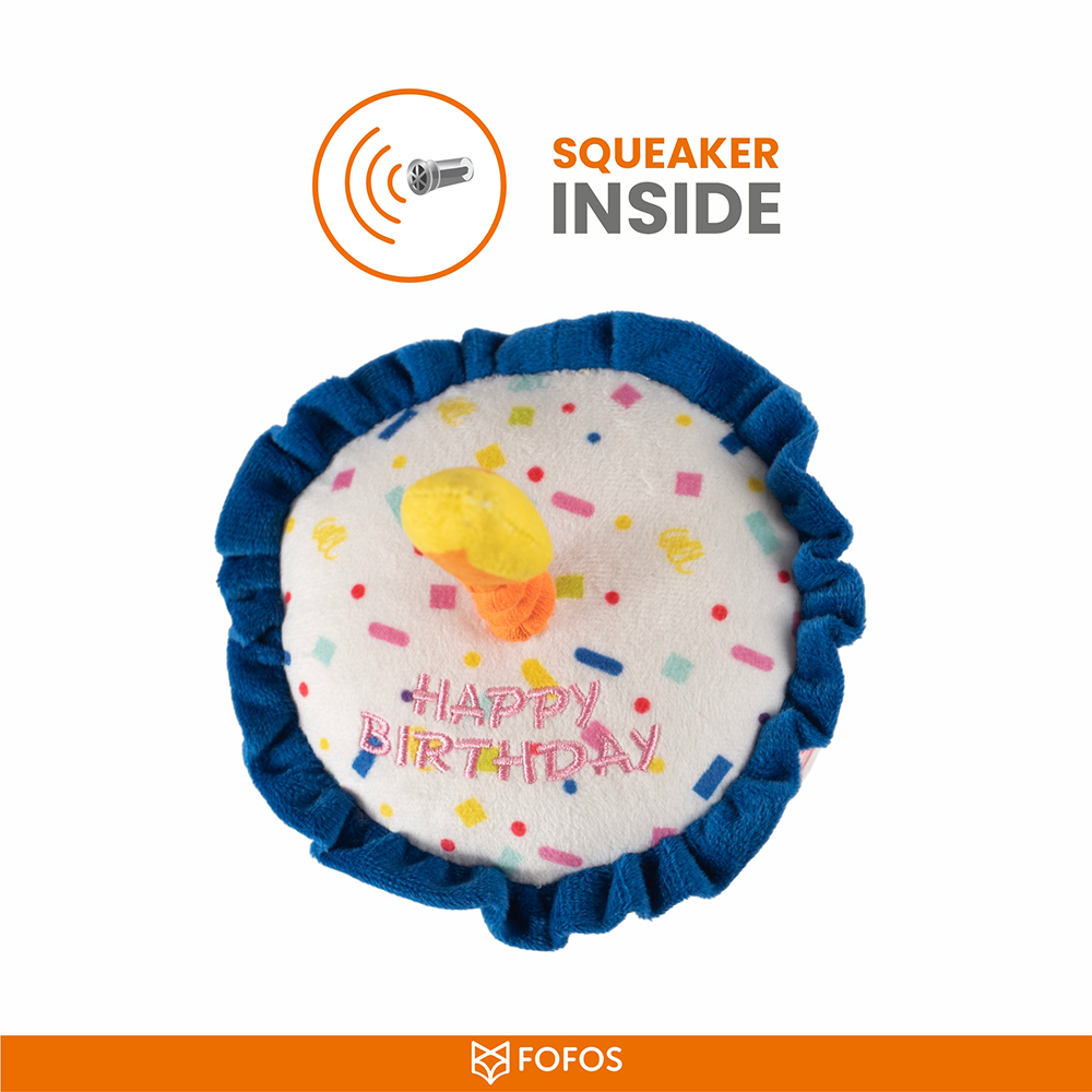 Barkbutler x Fofos Birthday Cake Plush Toy for Dogs image 4