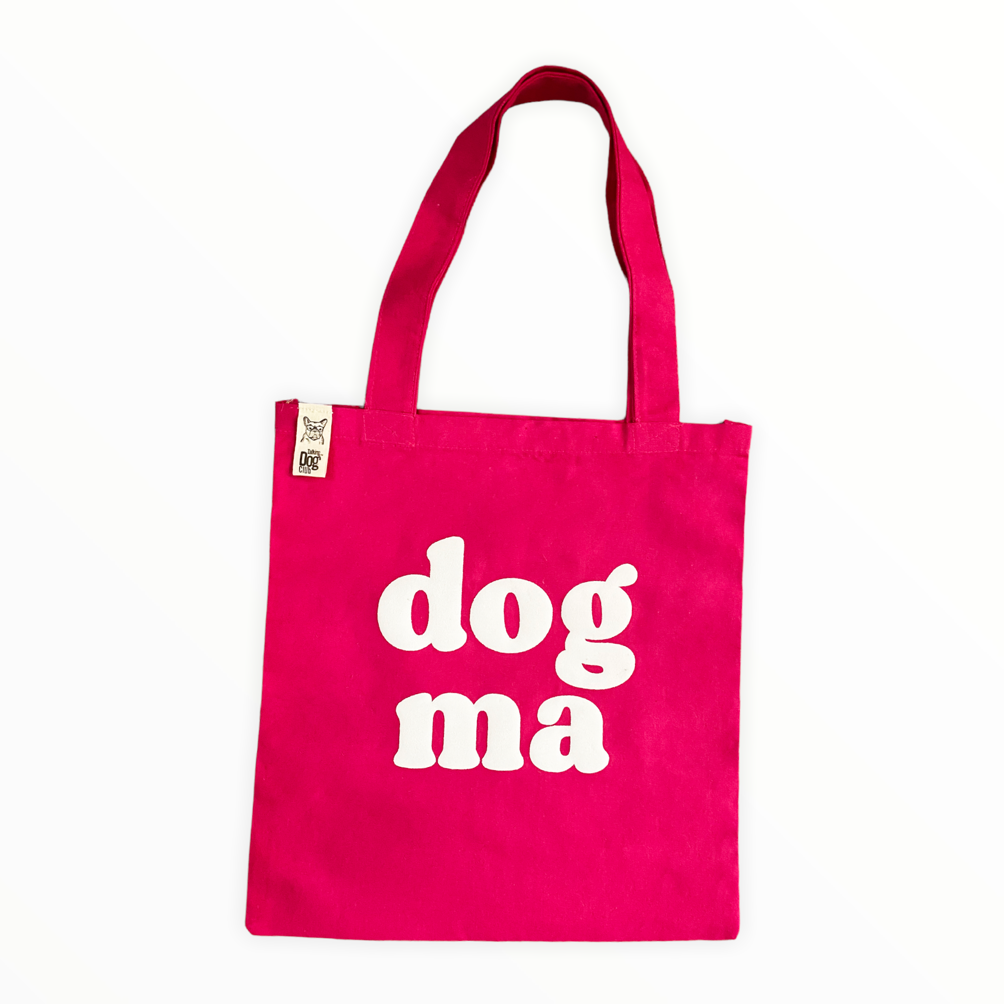 Talking Dog Club Dog Ma Carry All Tote Bag for Women (Pink) image 3