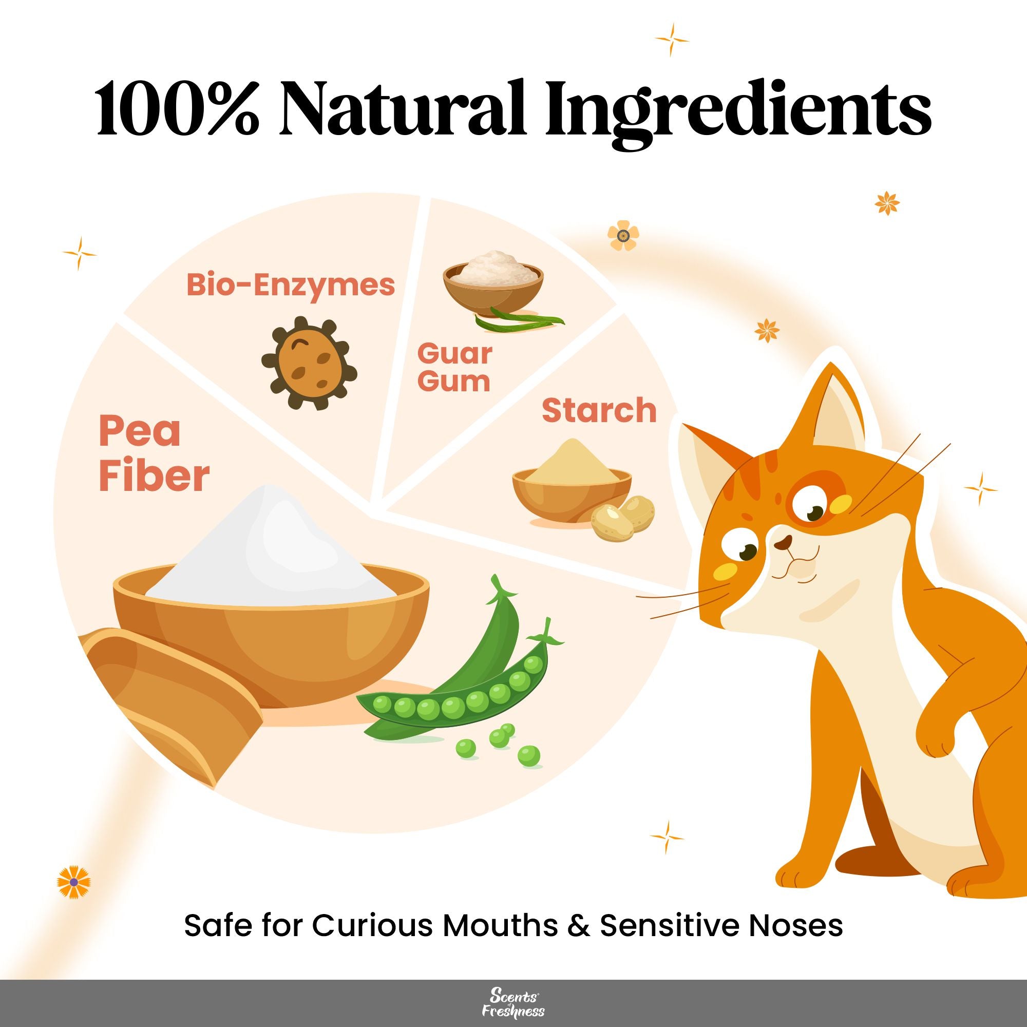 Scents of Freshness Premium Tofu Cat Litter for Cats (Charcoal) image 3