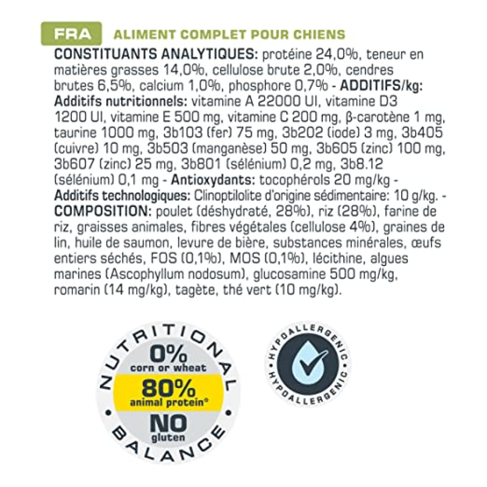 Versele Laga Opti Life Chicken & Rice Medium Adult Dry Dog Food image 3