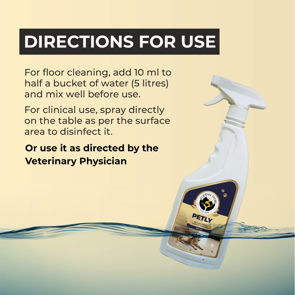 FurBall Story Petly Anti Microbial and Anti Bacterial Surface Cleaner image 4