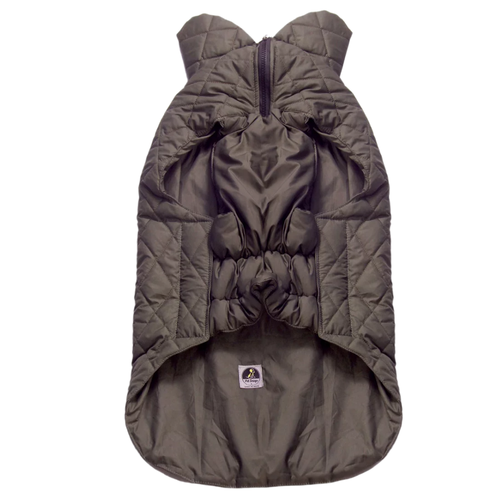 Petsnugs Quilted Jacket for Dogs and Cats (Olive Green) image 2