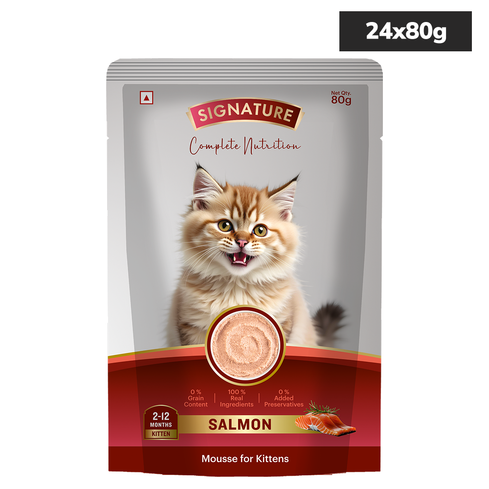 Signature Grain Zero Salmon Mousse Kitten Cat Wet Food image 9