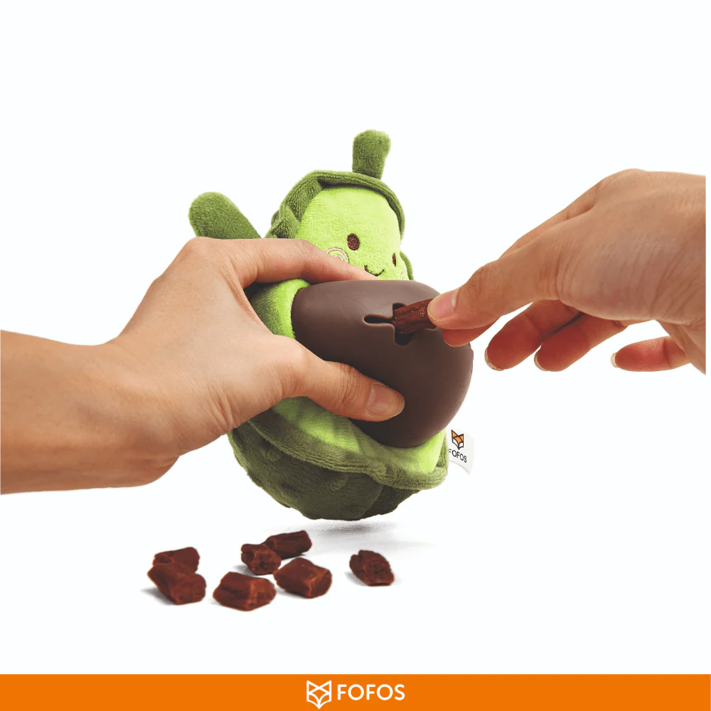 Barkbutler x Fofos Avocado Treat Toy for Dogs | For Medium Chewers image 3