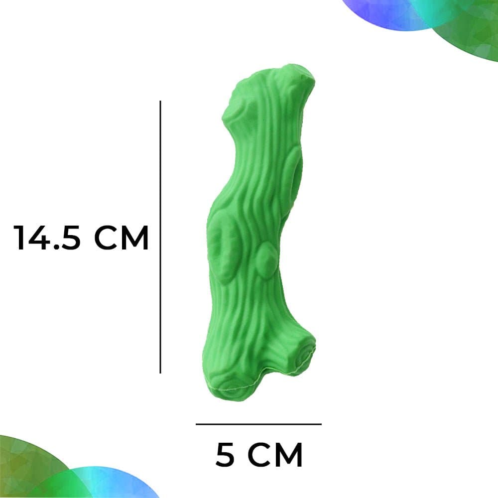 Goofy Tails Tree Trunk Chew Toys for Dogs (Green) image 3