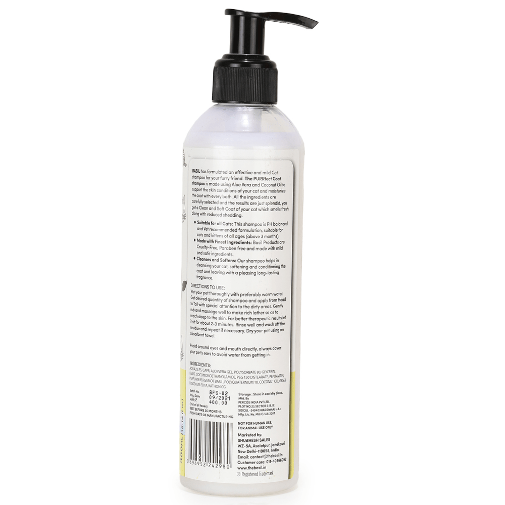 Basil Purrfect Coat Cat Shampoo image 4