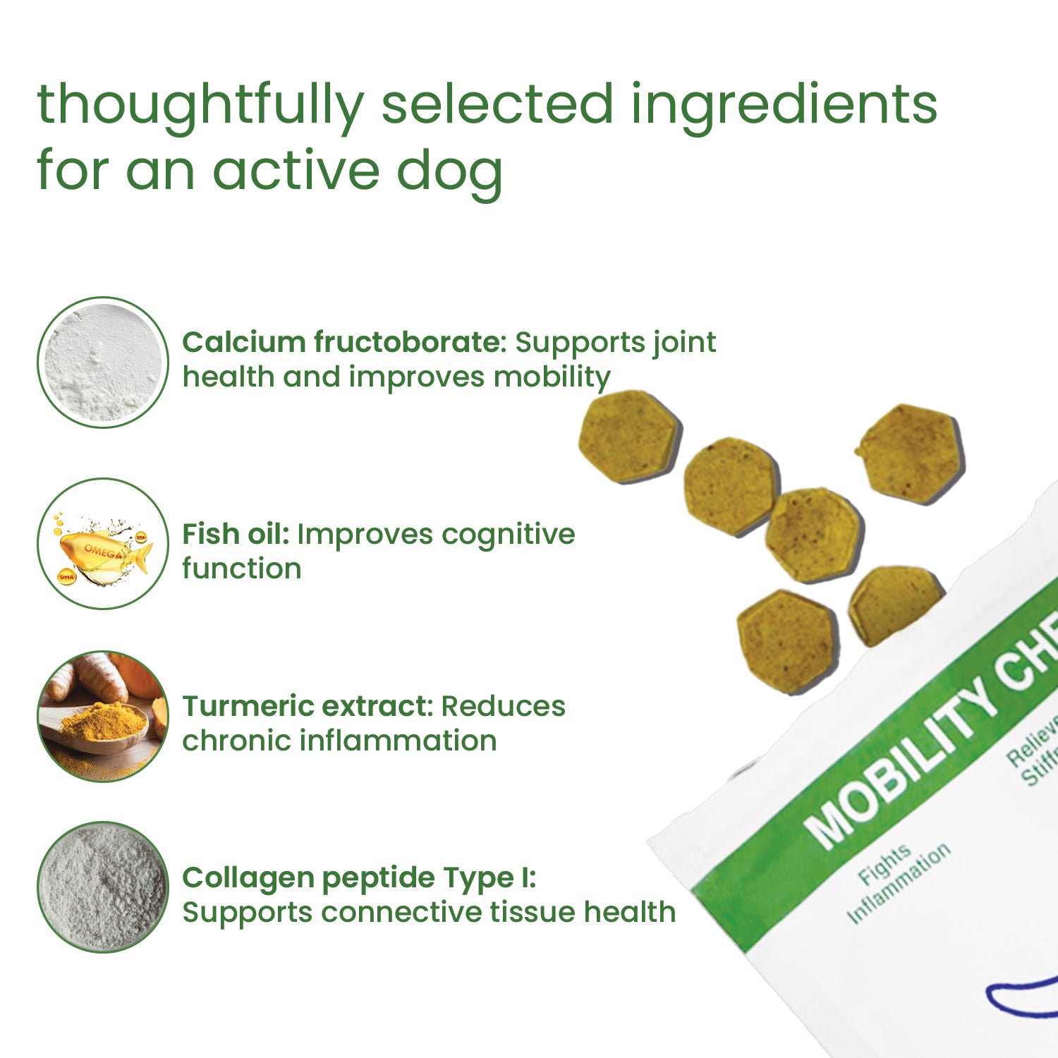 Nootie+ Joint & Bone Mobility Chews Supplement for Dogs image 3