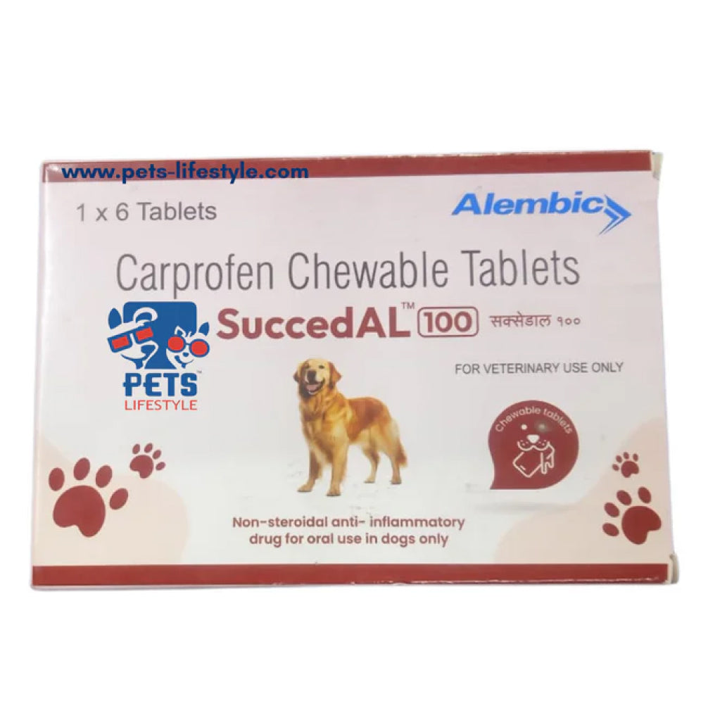 Alembic Succedal 100mg (Carprofen) Tablets for Dogs