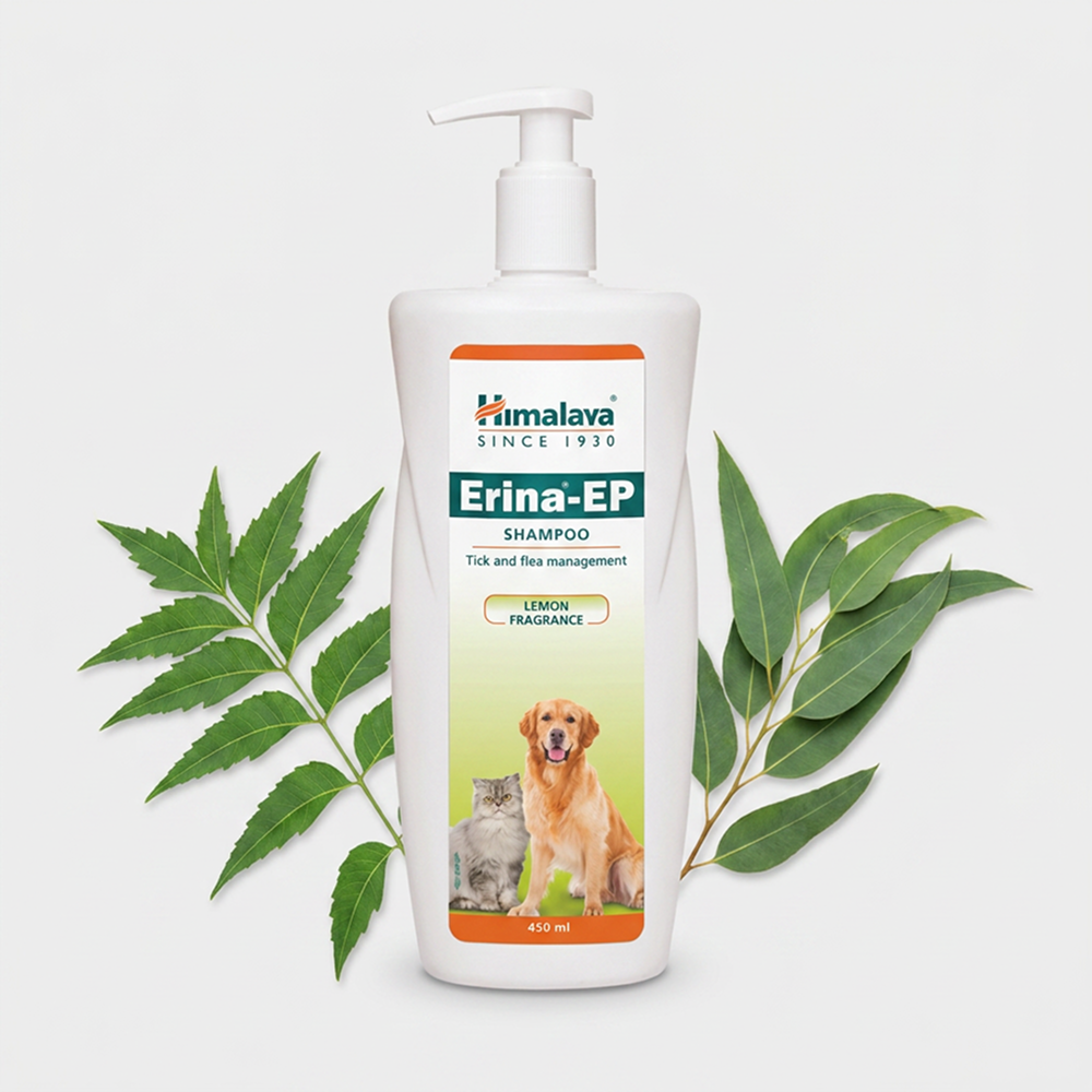 Himalaya Erina EP Tick and Flea Shampoo for Dogs and Cats