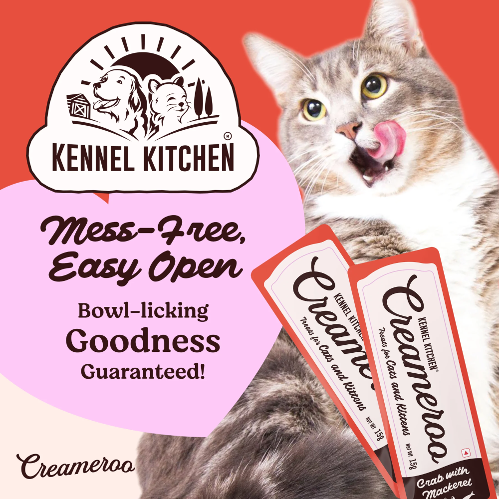Kennel Kitchen Creameroo Crab with Mackerel Creamy Cat Treats image 7