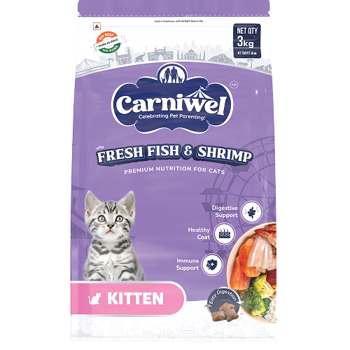 Carniwel Fresh Fish and Shrimp For Kitten Cat Dry Food image 10