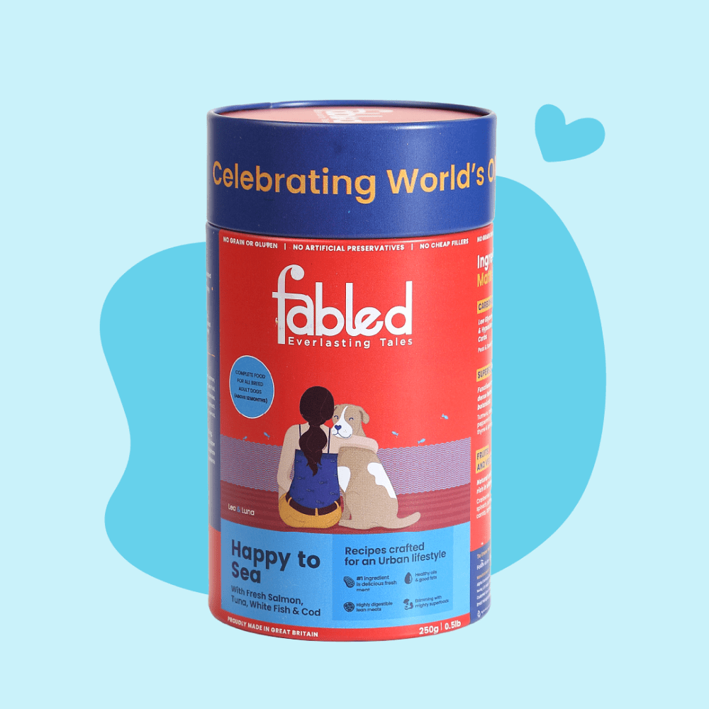 Fabled Happy to Sea Fresh Salmon Tuna White Fish and Cod Adult Dog Dry Food image 3